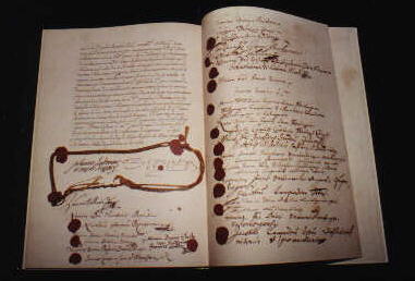 Unterzeichnung des Westf�lischen Friedens